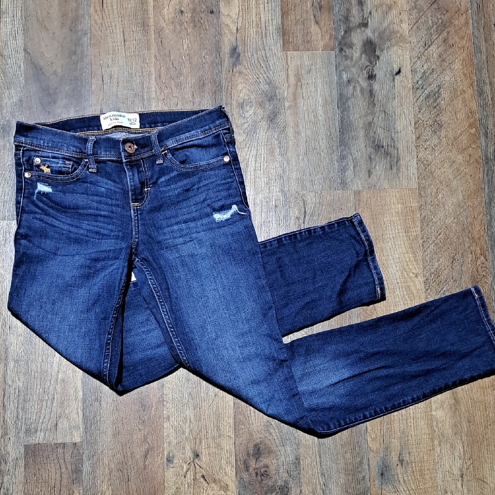 abercrombie kids Dark Blue Skinny Jeans Size 11/12